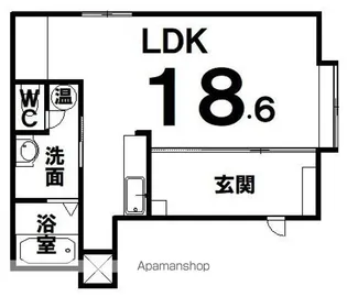 メゾンドソアレ【2階】の間取り
