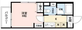 J’sコート代々木公園【1階】の間取り