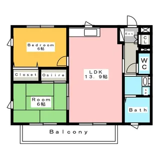 スターターマンション緑町【3階】の間取り