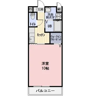ラフィネ西軽井沢B【2階】の間取り