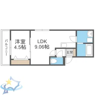 エフビル14【2階】の間取り