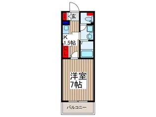 HF草加レジデンス【1階】の間取り