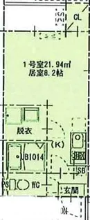 グローリー庄内緑地【2階】の間取り