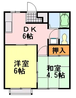 サンハイム今井【2階】の間取り