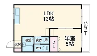 カタンクローバー【2階】の間取り