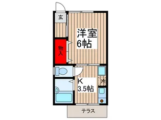 ホシハイム【1階】の間取り