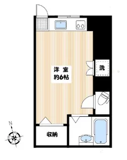 光陽荘【1階】の間取り