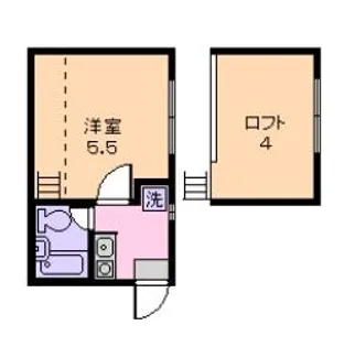 シャトレB【1階】の間取り