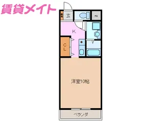 第六アーバンハイツ【3階】の間取り