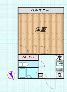 コンフォート祐天寺【2階】の間取り