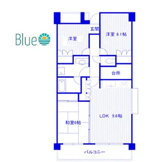 カサフロンテ【3階】の間取り