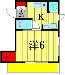 リトルキング【2階】の間取り