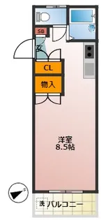 ハイツインディゴ【1階】の間取り
