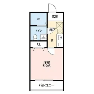 レガーロ菊名【3階】の間取り