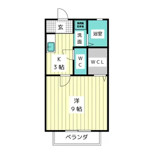 アビタシオン【1階】の間取り