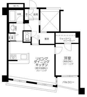 ジェイパーク東中野【4階】の間取り
