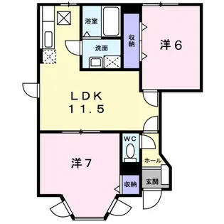 セレッソ ノーブレ【1階】の間取り