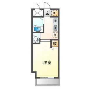 ステーションプラザ神戸西【6階】の間取り