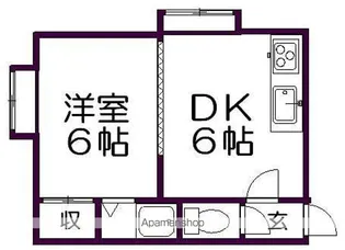 センターコート花川【1階】の間取り
