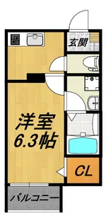 LE COCON 豊橋III【2階】の間取り