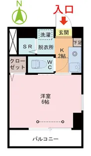コム・シエ・ソワ【3階】の間取り