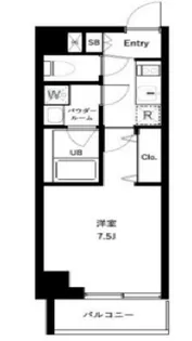 オーキッドレジデンス上野稲荷町II【3階】の間取り