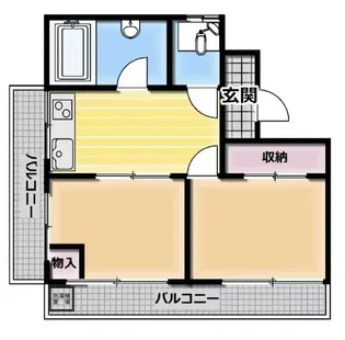 岡田ビル【4階】の間取り