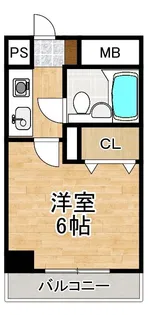 ダイニチ館F17【3階】の間取り
