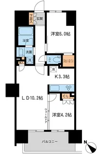 BLESS宮崎台【7階】の間取り