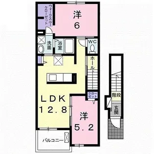 ドリーム坂本I【2階】の間取り