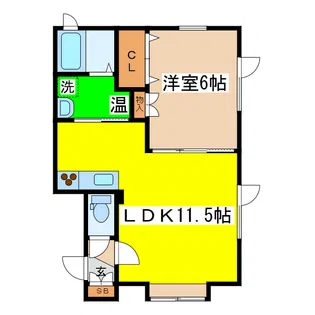 光陽ビレッジ【2階】の間取り