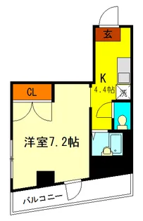 ATHKM・del fiore(アスクムデルフィオーレ)【5階】の間取り