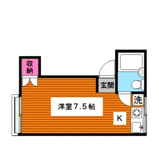 東京都品川区小山6【アパート】の間取り