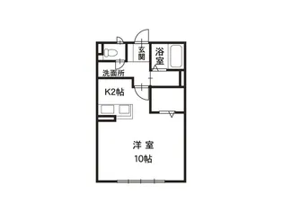 クレールメゾンRei【2階】の間取り