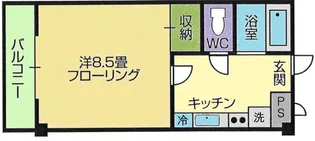 Y.T.1マンション【1階】の間取り