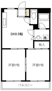 ハイムヒラノ【3階】の間取り