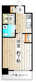 セレニテ神戸西クレア【3階】の間取り