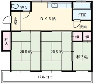 マンションTU【4階】の間取り