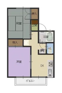 コーポ井上【2階】の間取り
