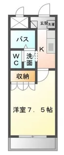 愛知県名古屋市緑区熊の前1【アパート】の間取り