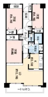 PLENDY市川大野【5階】の間取り