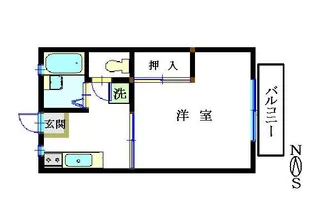 コーポOZAWA【1階】の間取り