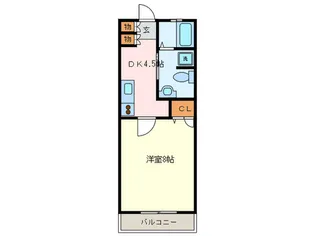 ランドスペ-ス【2階】の間取り