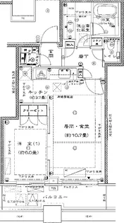 プラウドタワー千代田富士見【5階】の間取り
