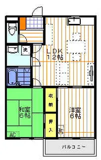 エスポワール駅西【1階】の間取り