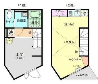 ドマーニ根岸【1階】の間取り