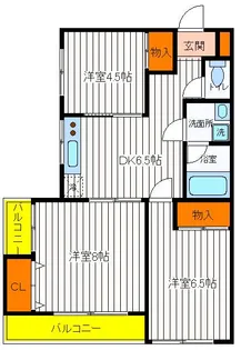 東京都東大和市南街2【マンション】の間取り