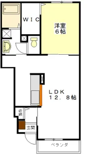 ナリッシュ トロワ【1階】の間取り