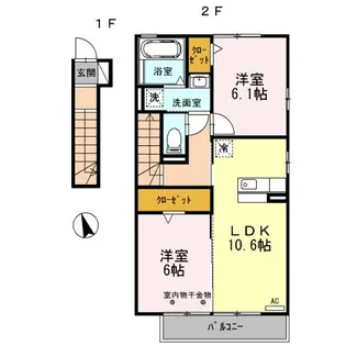 Lien【2階】の間取り