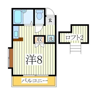江戸川台カサベラ五番館【2階】の間取り